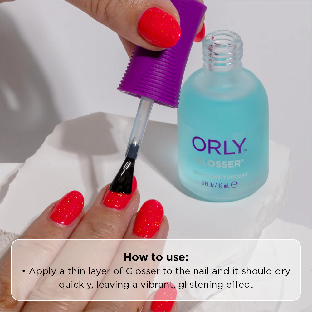 ORLY Glosser Topcoat 18ml - Image 3