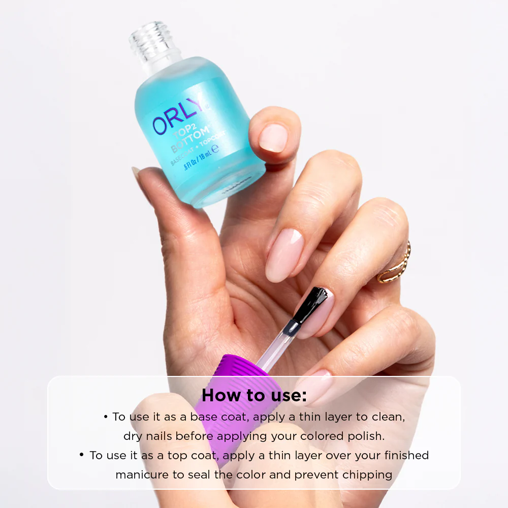 ORLY Top 2 Bottom Basecoat 18ml - Image 3