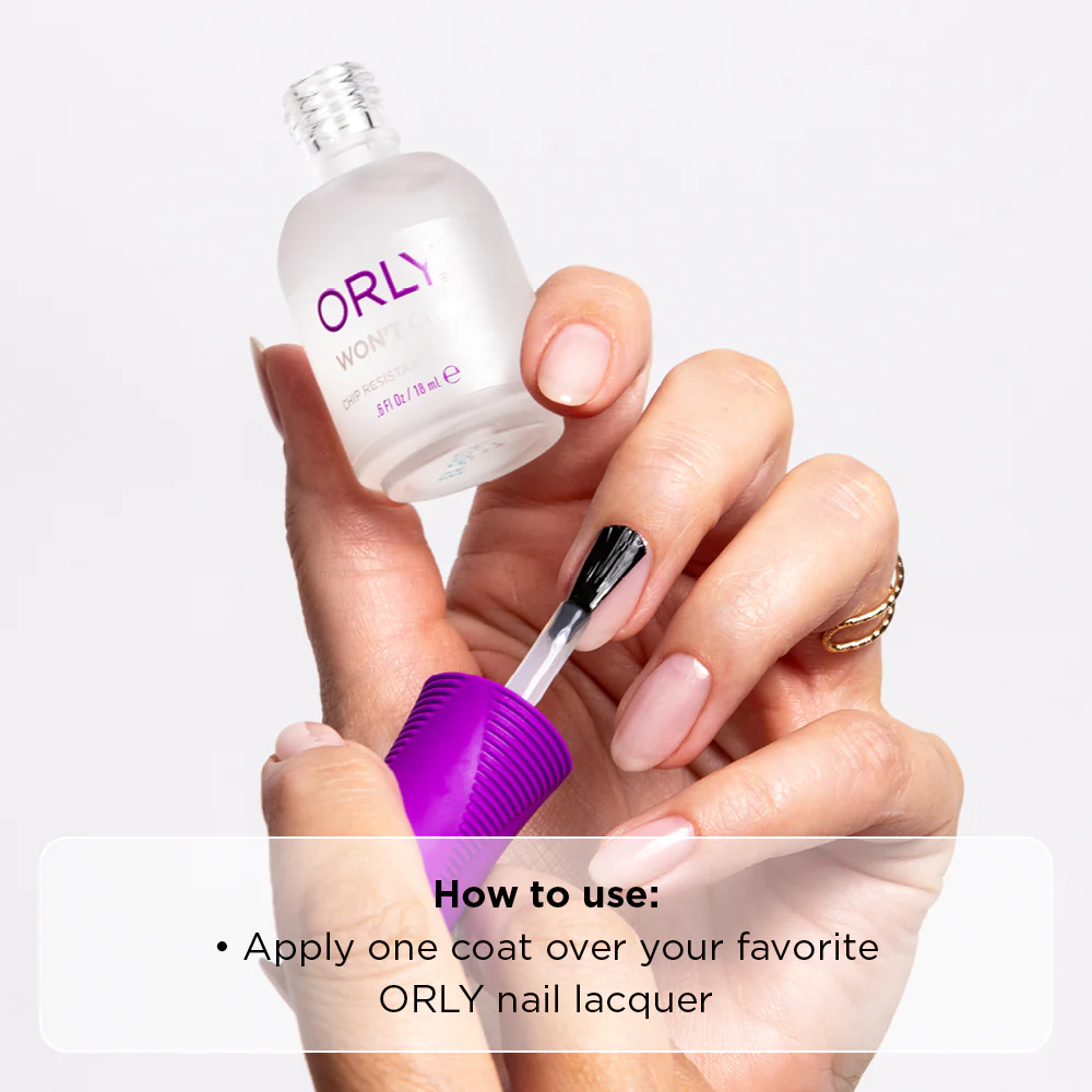 ORLY Won't Chip Topcoat 18ml - Image 3