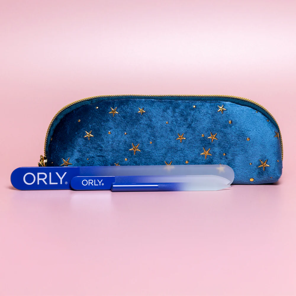 ORLY 3 Piece File Set With Blue Star Print Case - Image 2