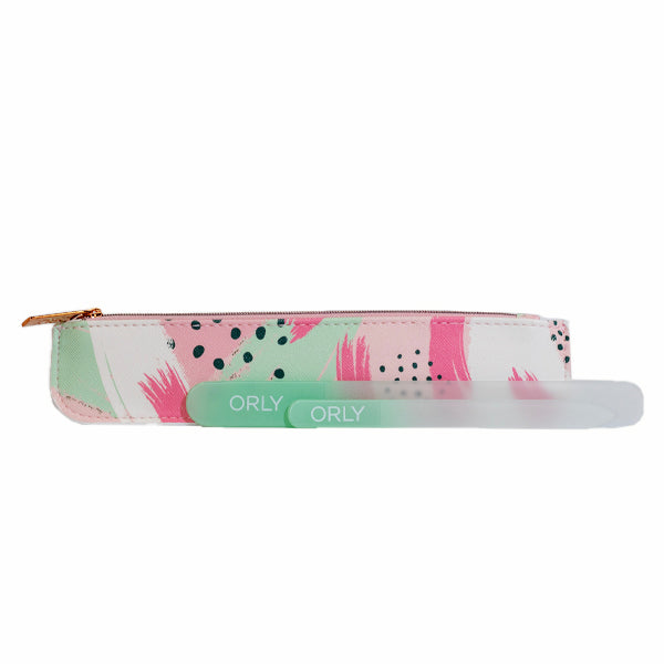 ORLY Abstract Print File Bag & Teal Crystal File Gift Set - Image 2