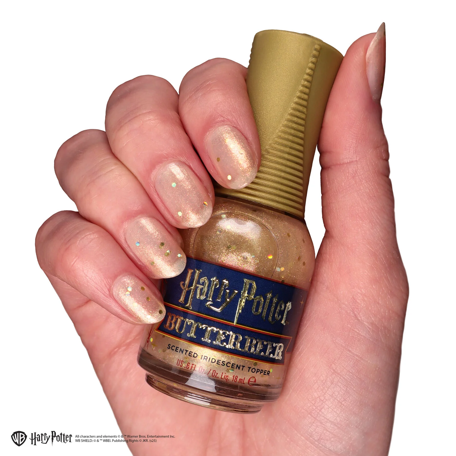 ORLY Harry Potter Butterbeer Iridescent Nail Polish Topper 18ml - Image 4