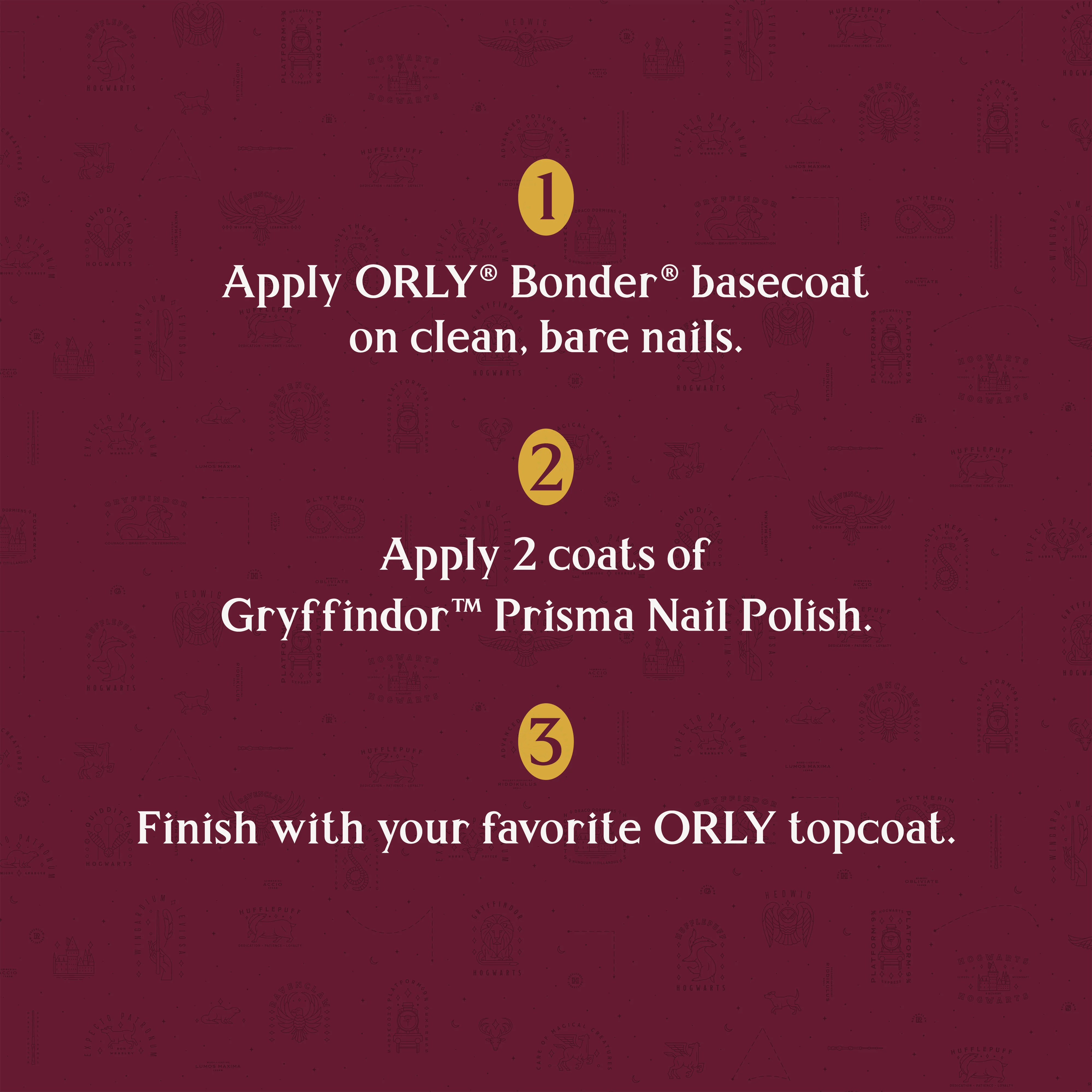 ORLY Harry Potter Gryffindor Nail Polish 18ml - Image 4