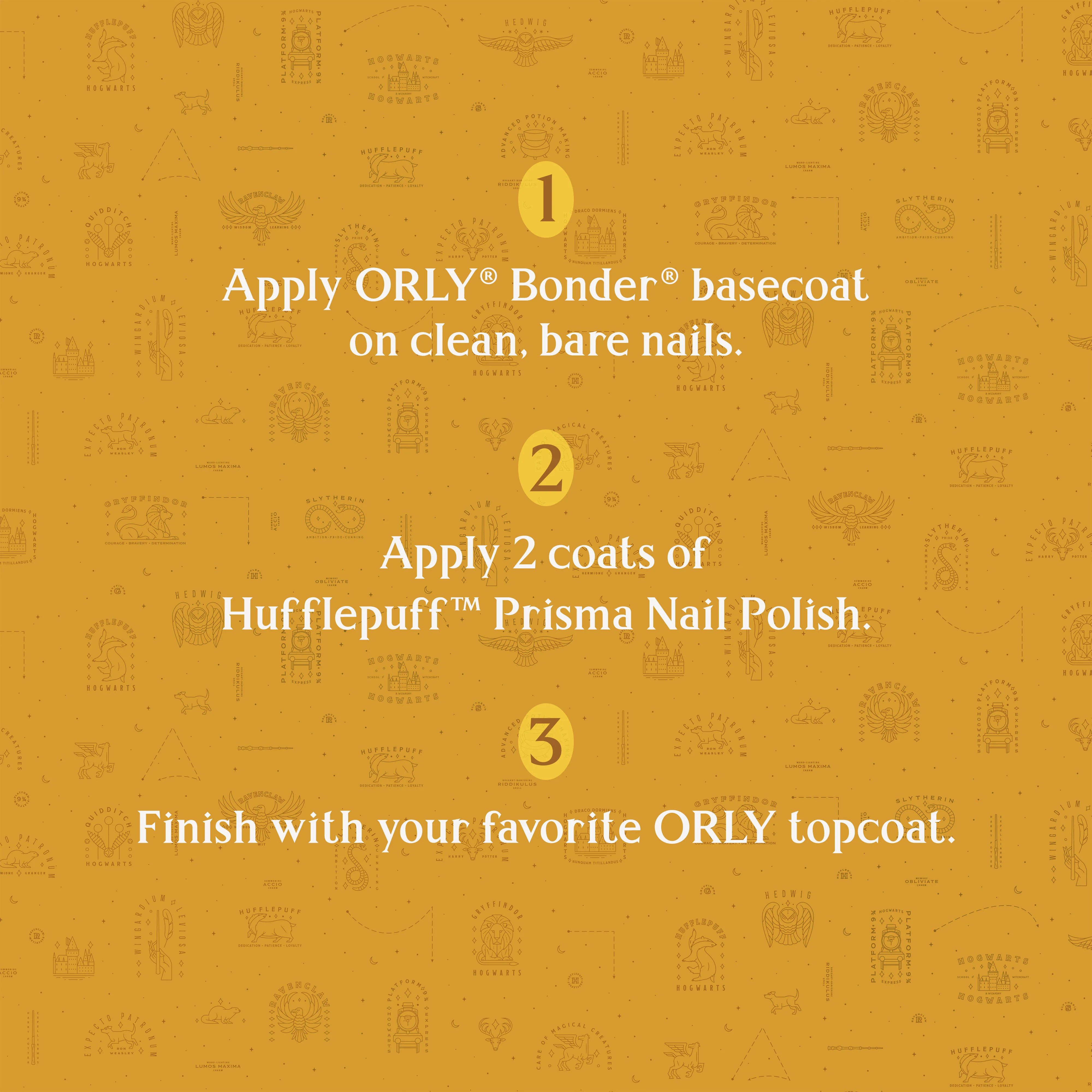 ORLY Harry Potter Hufflepuff Nail Polish 18ml - Image 4