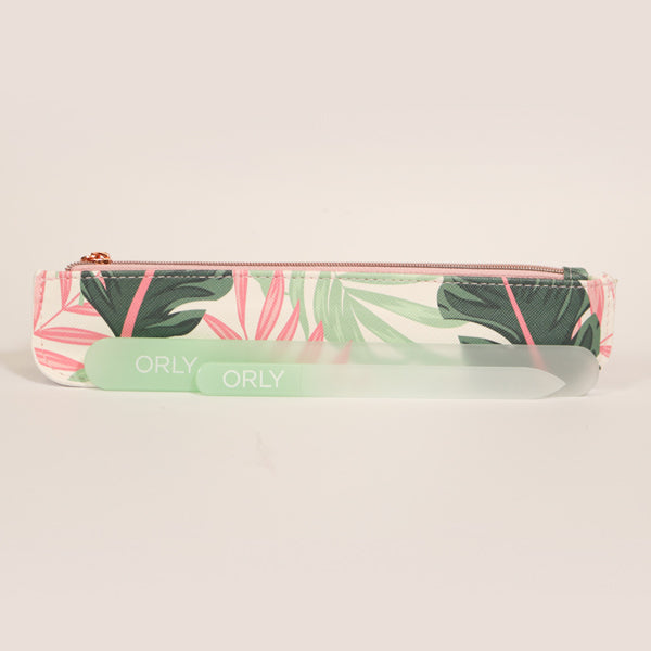 ORLY Palm Print File Bag & Crystal File Gift Set - Image 4