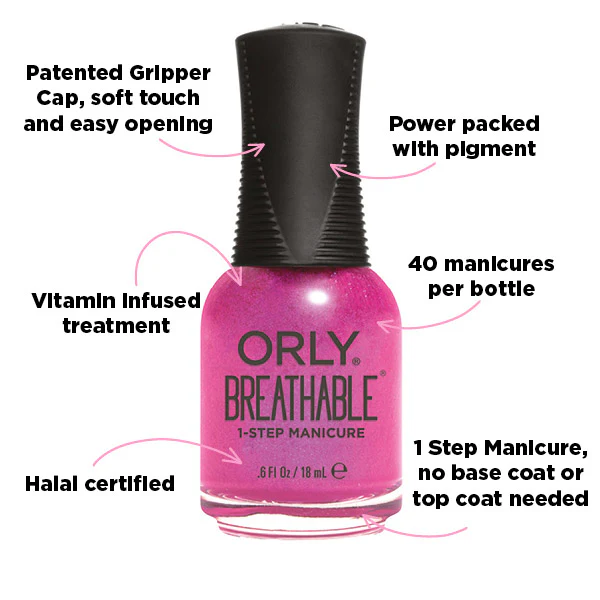 ORLY She’s A Wildflower Breathable Nail Polish 18ml - Image 2