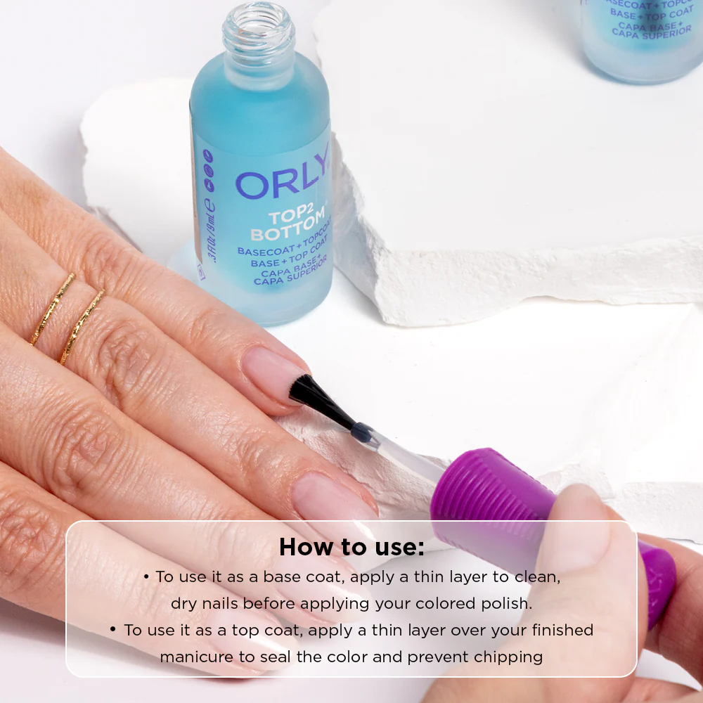 ORLY Top 2 Bottom Basecoat 9ml - Image 3